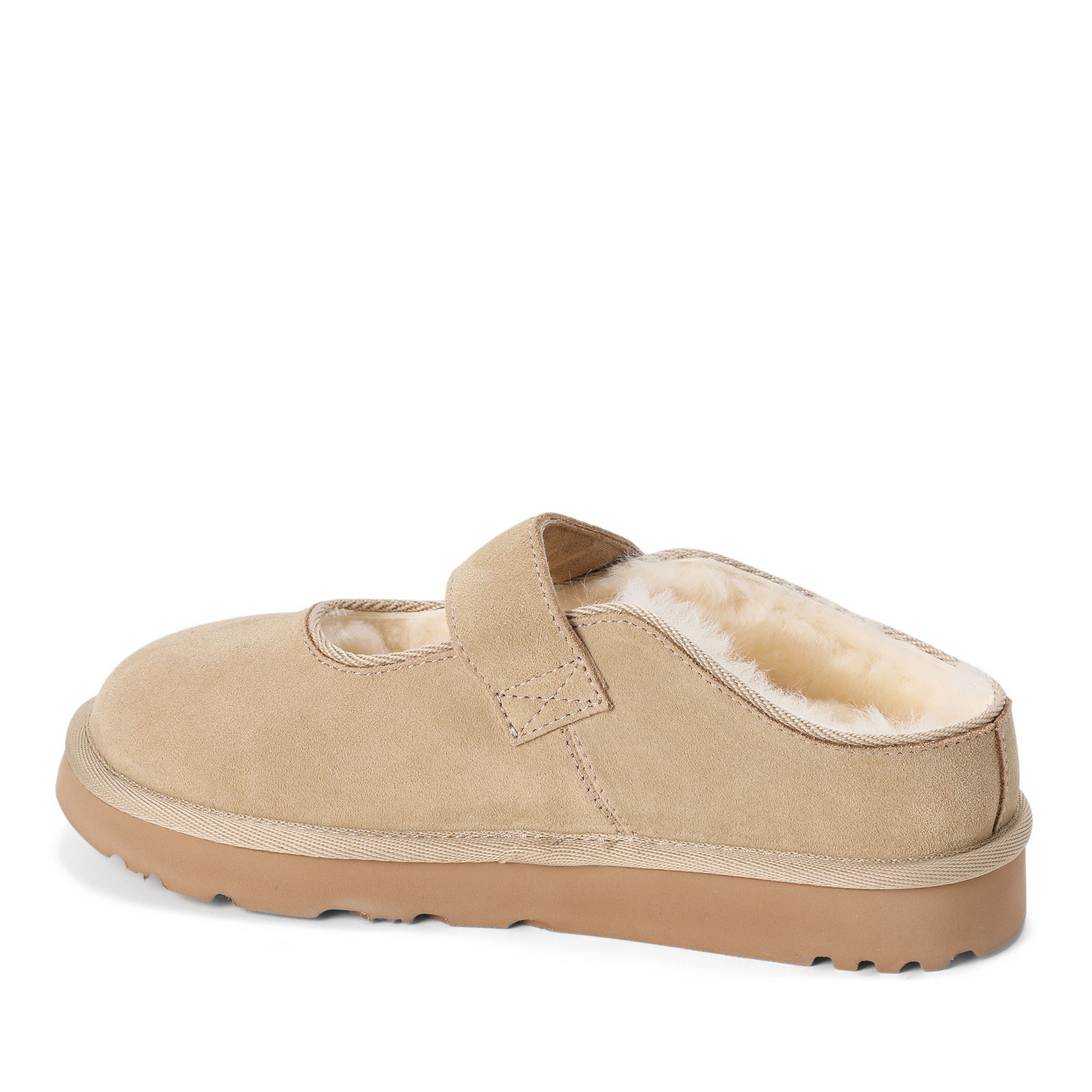 Fireside Coin Maryjane Slippers, Alternate, color, Sand