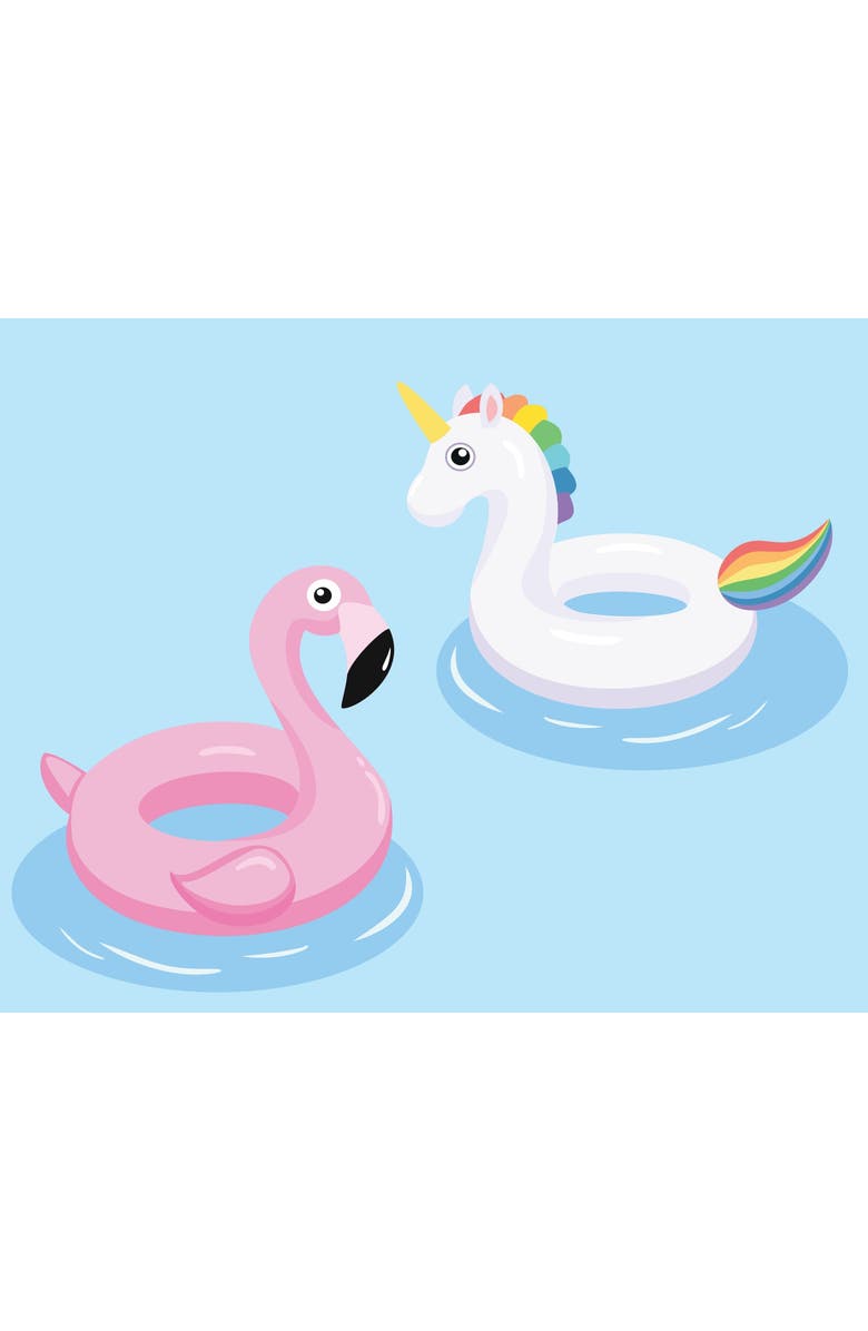 Pink Picasso Kits Floating Fun Paint-by-Numbers Kit, Alternate, color, Pink Flamingo