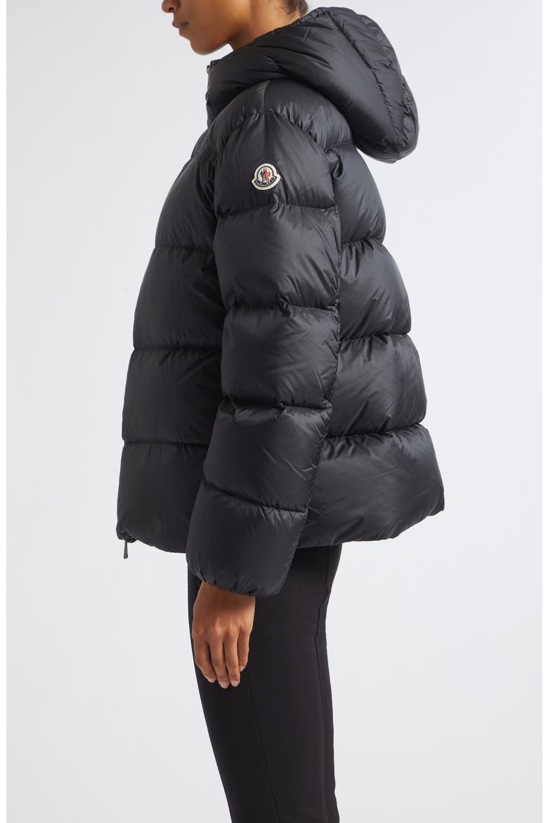 Feligule Water Repellent Down Puffer Jacket, Alternate, color, BLACK