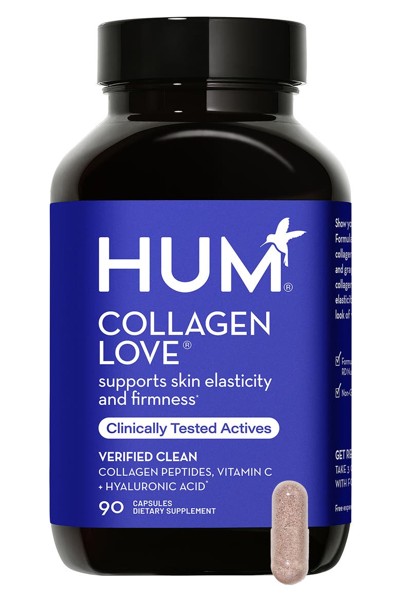 Collagen Love Skin Firming Supplement with Hyaluronic Acid & Vitamin C, Main, color, NO COLOR