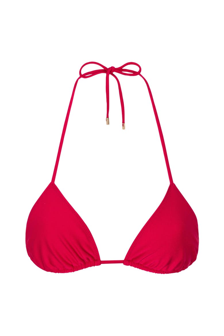 LE TRIANGLE SWIM TOP, Alternate, color, CHERRY