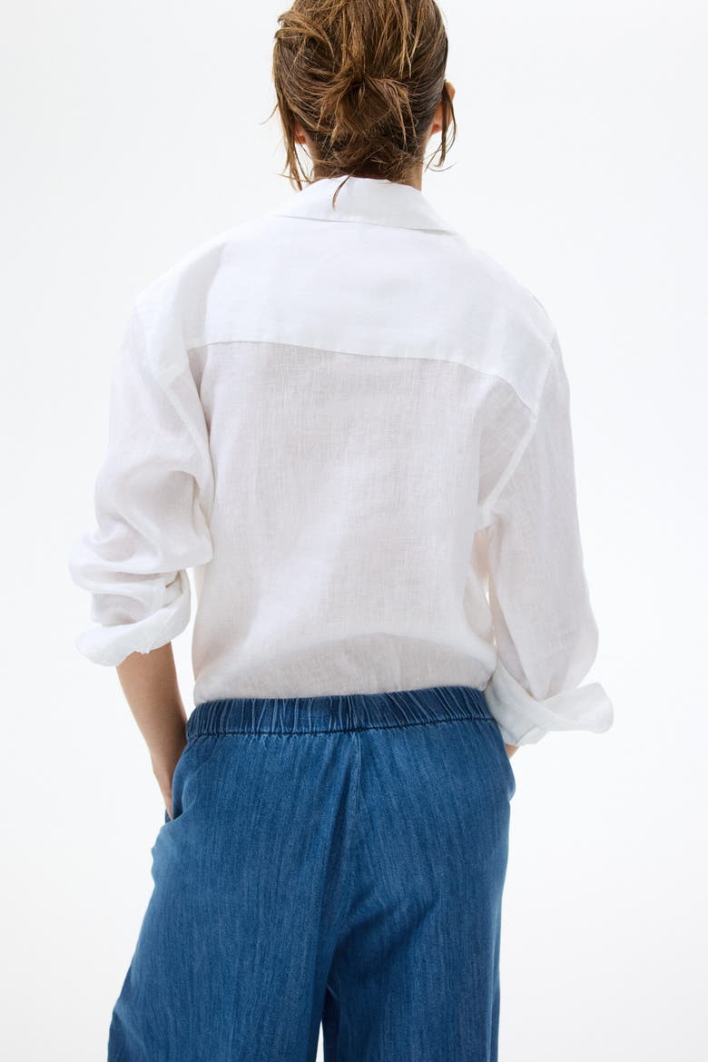 Denim Balloon Trousers, Alternate, color, Denim blue