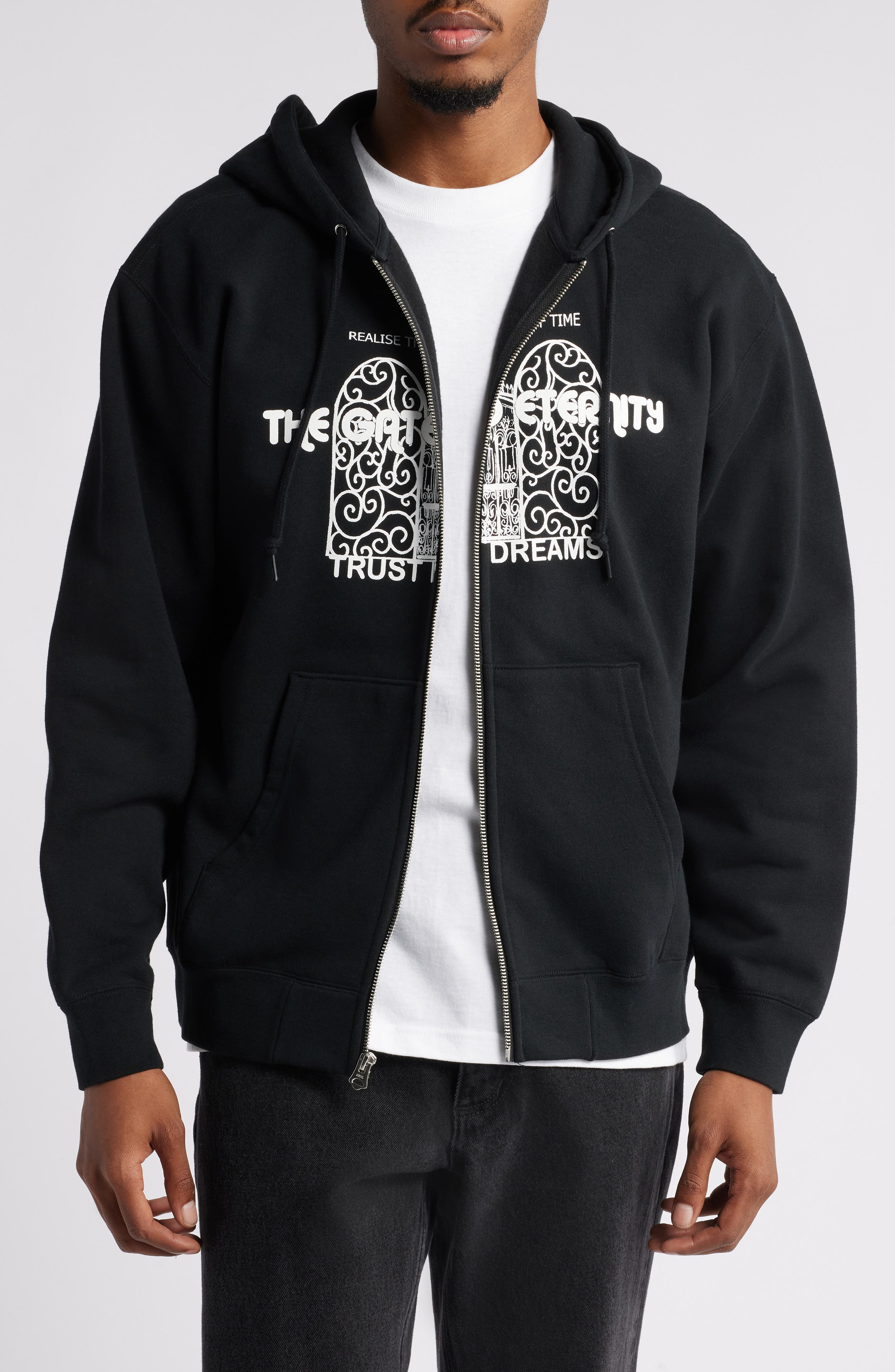 Obey We Are Not Alone Hoodie in Black 