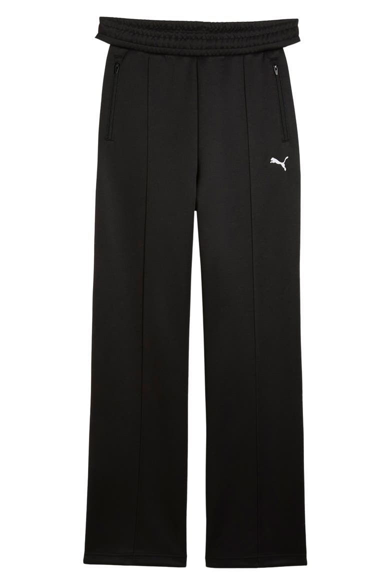 T7 Always On Straight Track Pants, Alternate, color, BLACK