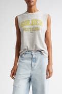 Golden Goose Slim Fit Distressed Graphic Tank