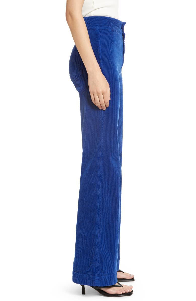 ASKK NY Brighton High Waist Wide Leg Corduroy Pants, Alternate, color,
