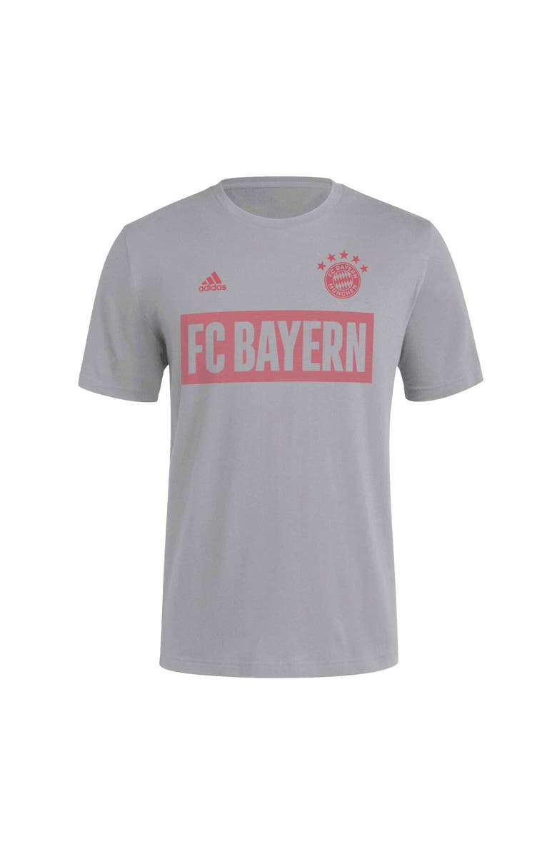 adidas Men's adidas Gray Bayern Munich Block T-Shirt, Alternate, color, 