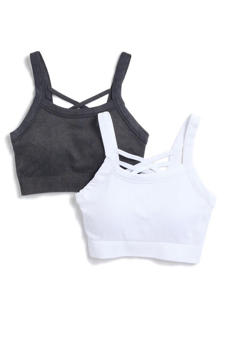 YOGALICIOUS Assorted 2-Pack Claire Seamless Sports Bra, Main, color, 