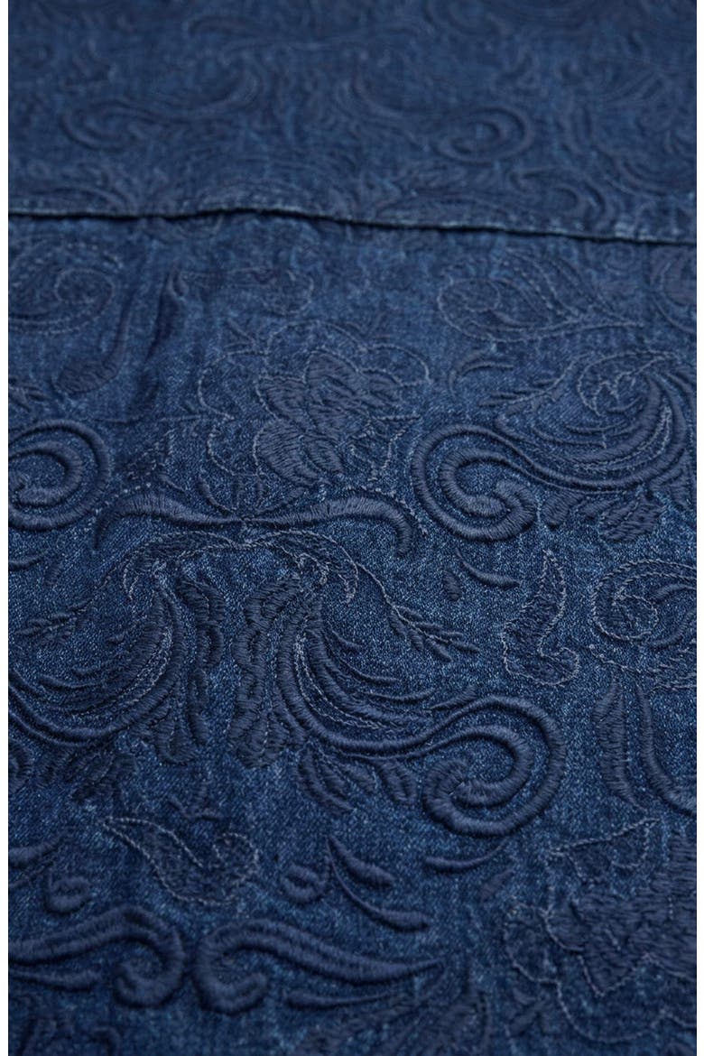 Textured Zip Front Jacket, Alternate, color, Navy