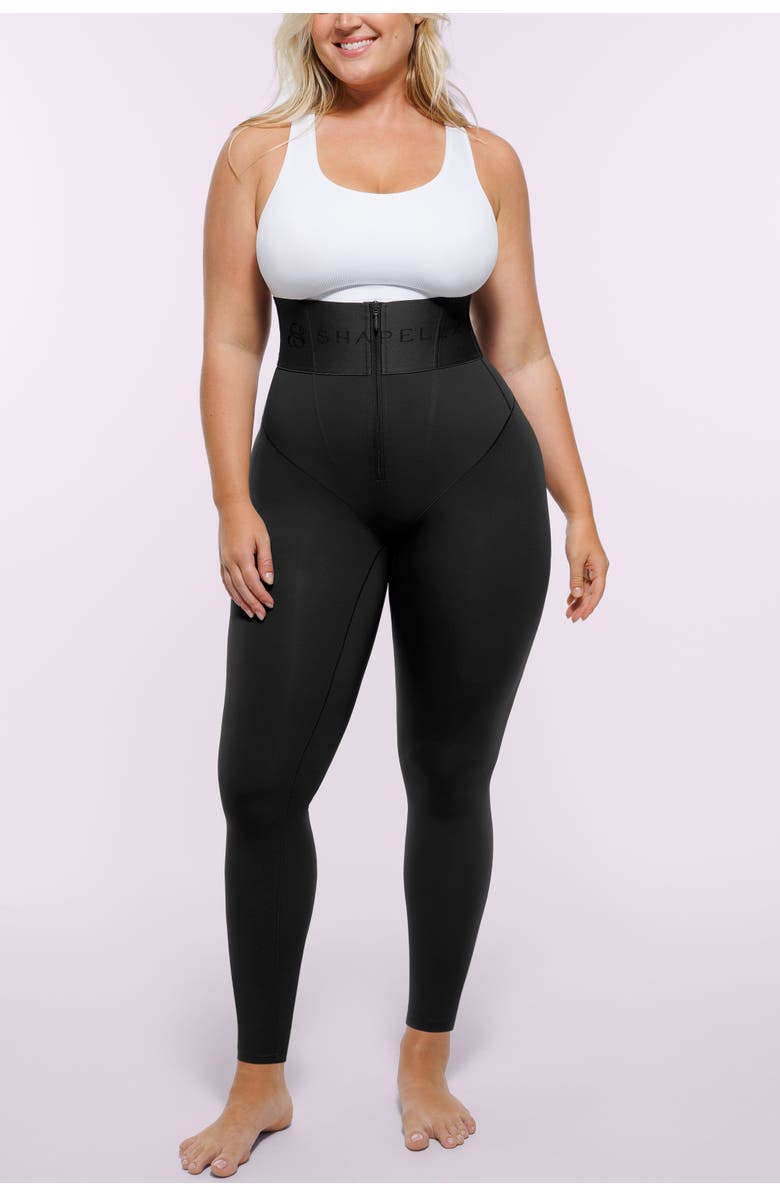 Shapellx Bare Essentials AirSlim High-Waisted Full-Length Shaping Leggings, Main, color, Black
