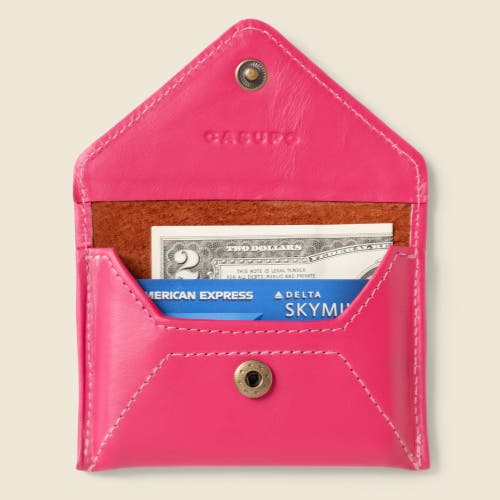 Casupo Mini Envelope Wallet With Rfid Protection In Pink