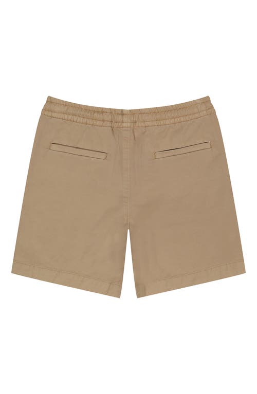 Shop Dl1961 Kids' Jackson Stretch Cotton Shorts In Sandstone