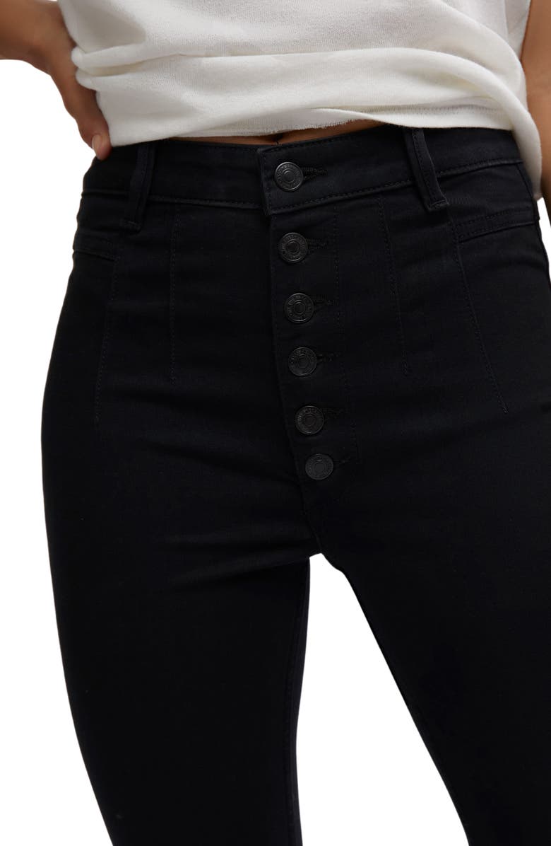 Free People Aura High Waist Slim Cigarette Jeans, Alternate, color, 