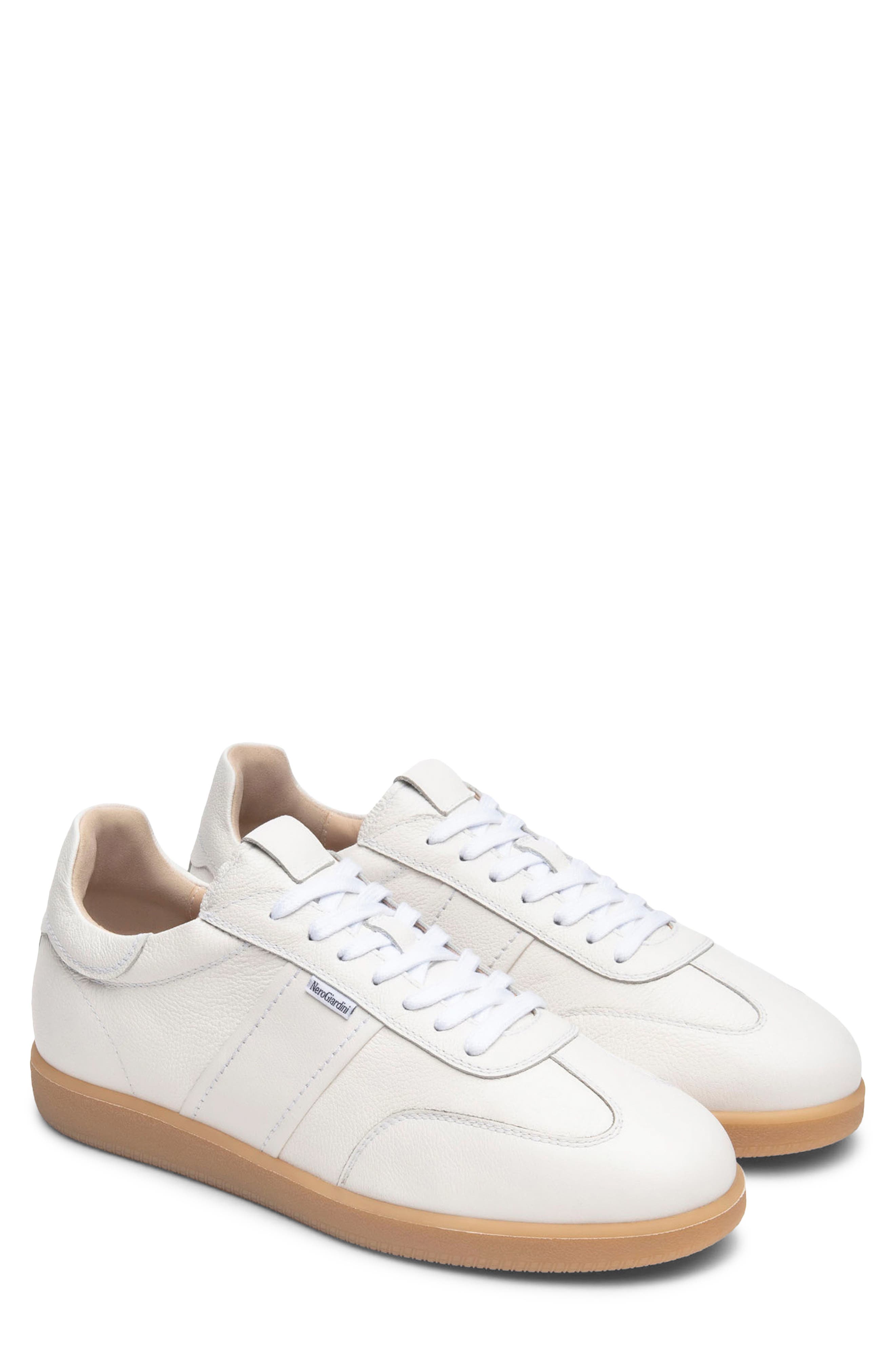 NeroGiardini Low Top Sneaker, Main, color, White