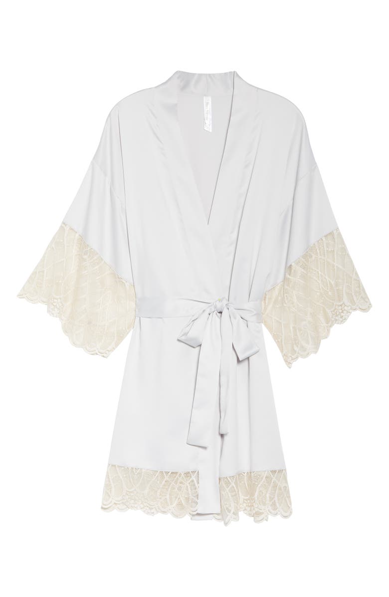 Flora Nikrooz Gabby Satin Robe, Alternate, color,