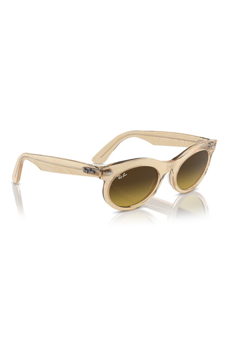 Wayfarer 53mm Oval Sunglasses, Alternate, color, BROWN GRADIENT