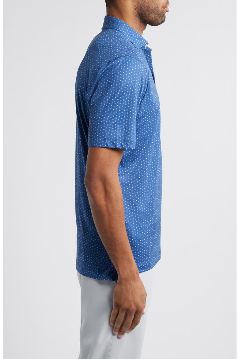 Top o' the Morning Scatter Print PREP-FORMANCE Golf Polo, Alternate, color, LAKE