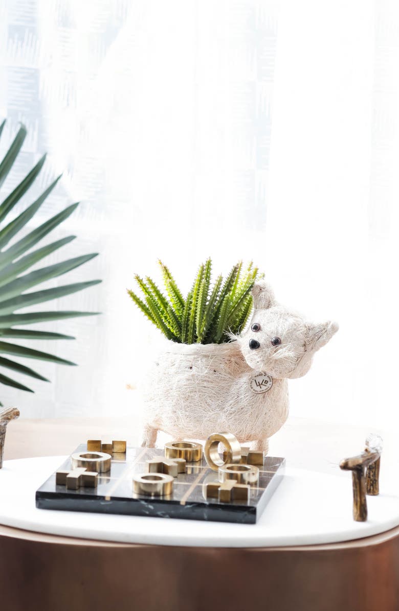 LIKHA Baby Cat Handwoven Planter, Alternate, color,