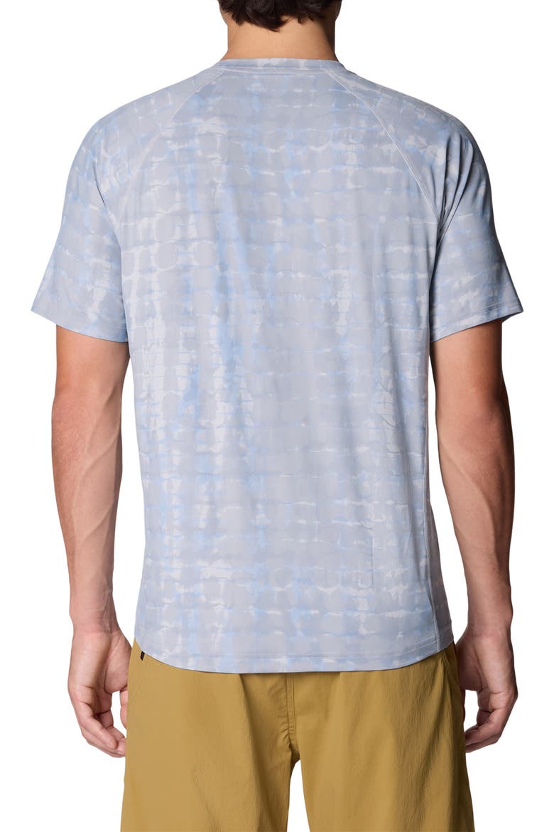 Crater Lake Performance T-Shirt, Alternate, color, GLACIAL PRISMATIC PRINT