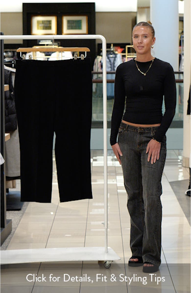 Ankle Straight Leg Pants, sales video thumbnail