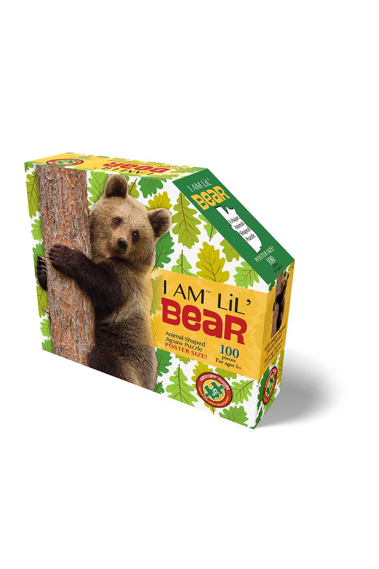 LiL' BEAR 100 Piece Jigsaw Puzzle For Ages 5+, Main, color, Multicolored