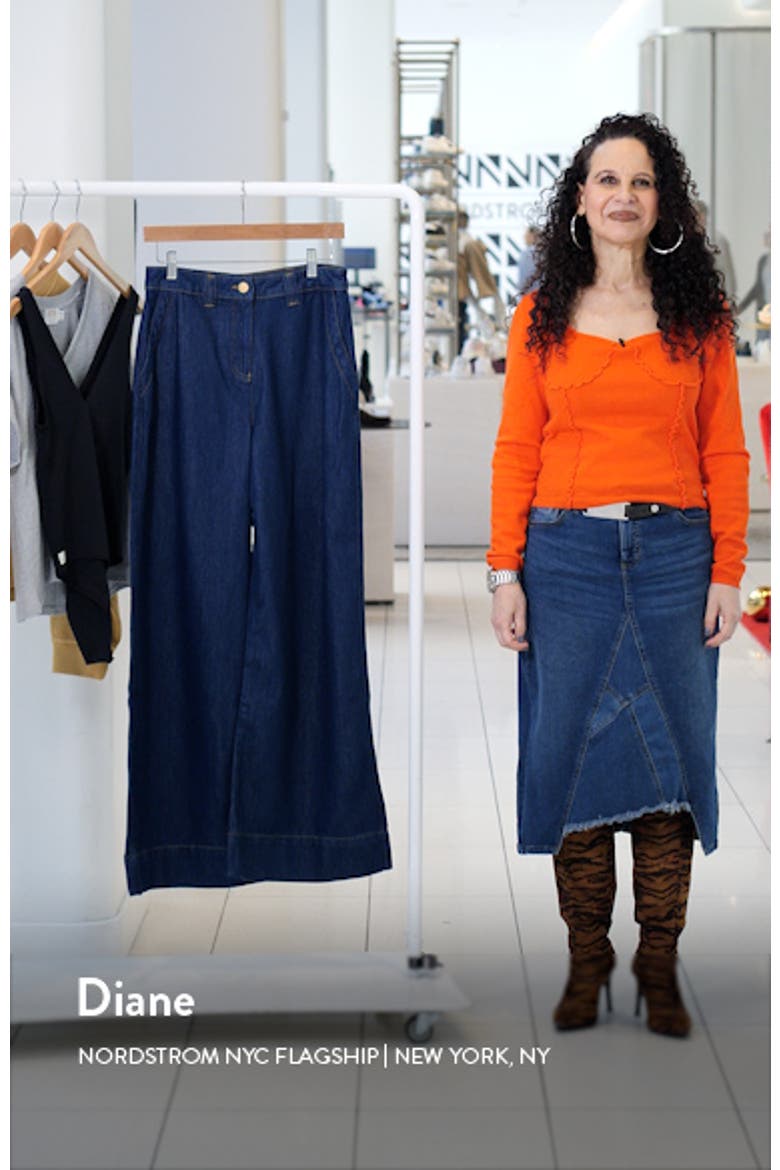 Olivia High Waist Wide Leg Jeans video