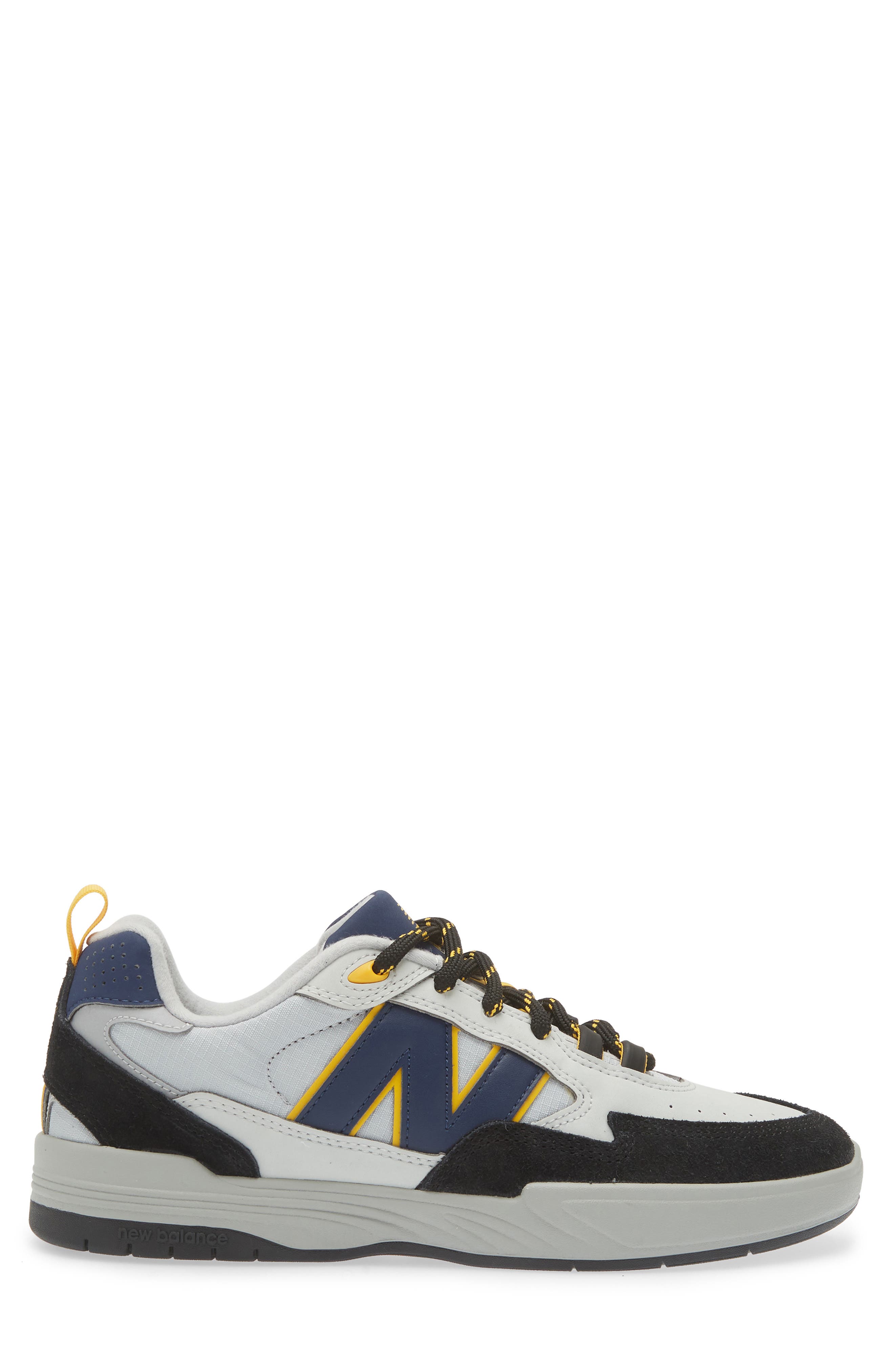 New Balance 808 Skate Sneaker, Alternate, color, Grey/ Black