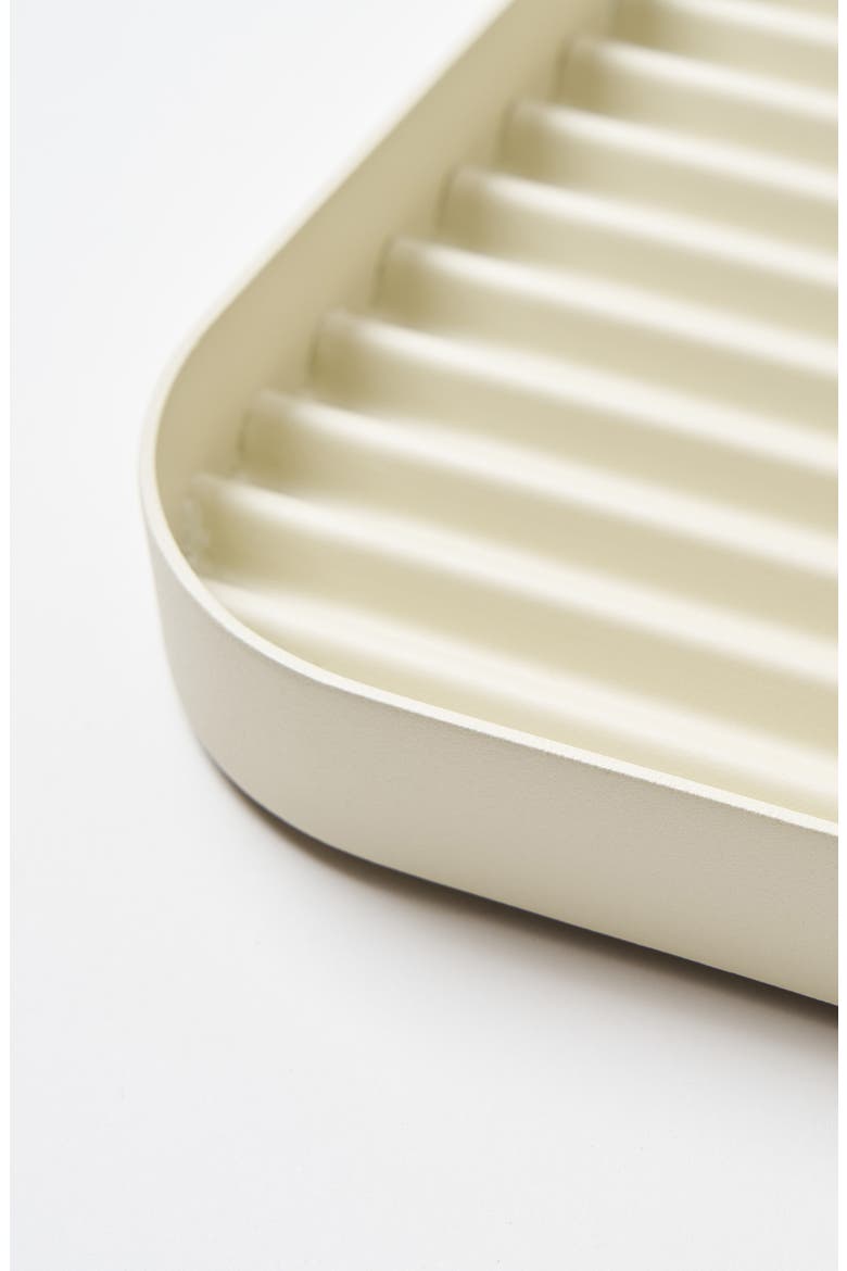 Furrow Steel Boot Tray, Alternate, color, IVORY