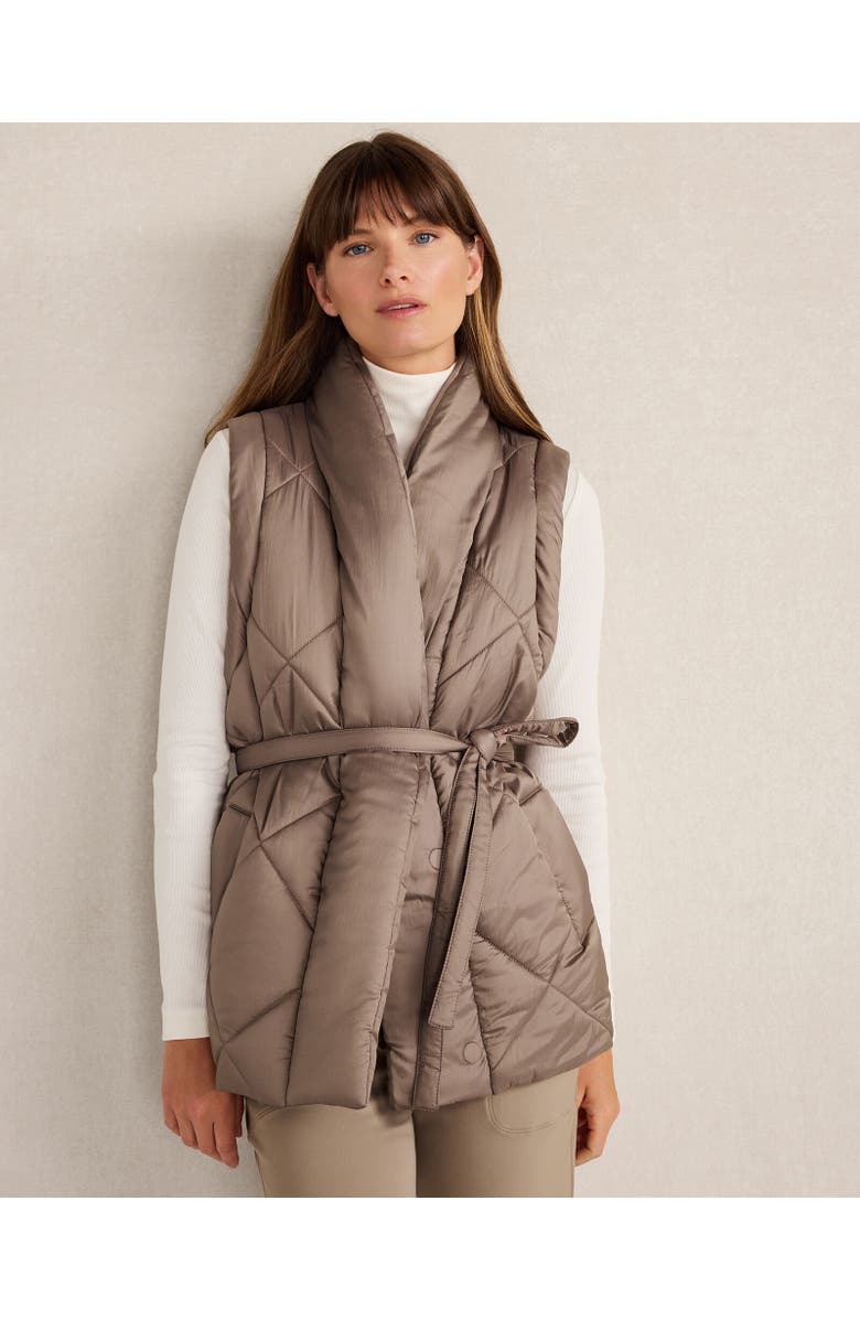 Haven Well Within Shiny Quilted Puffer Vest, Main, color, Nightengale