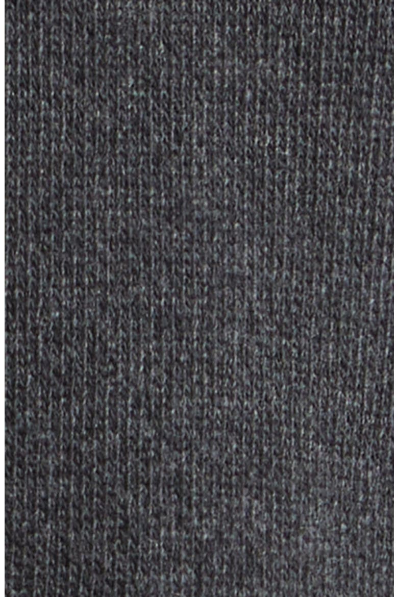 Half Zip Virgin Wool & Cashmere Sweater, Alternate, color, SMOKY BLACK