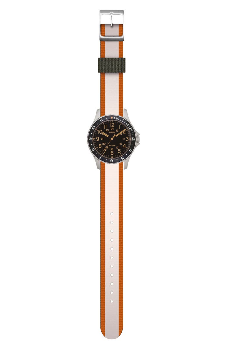 Timex<sup>®</sup> ARCHIVE Navi Ocean Reversible NATO Strap Watch, 38mm, Alternate, color, 