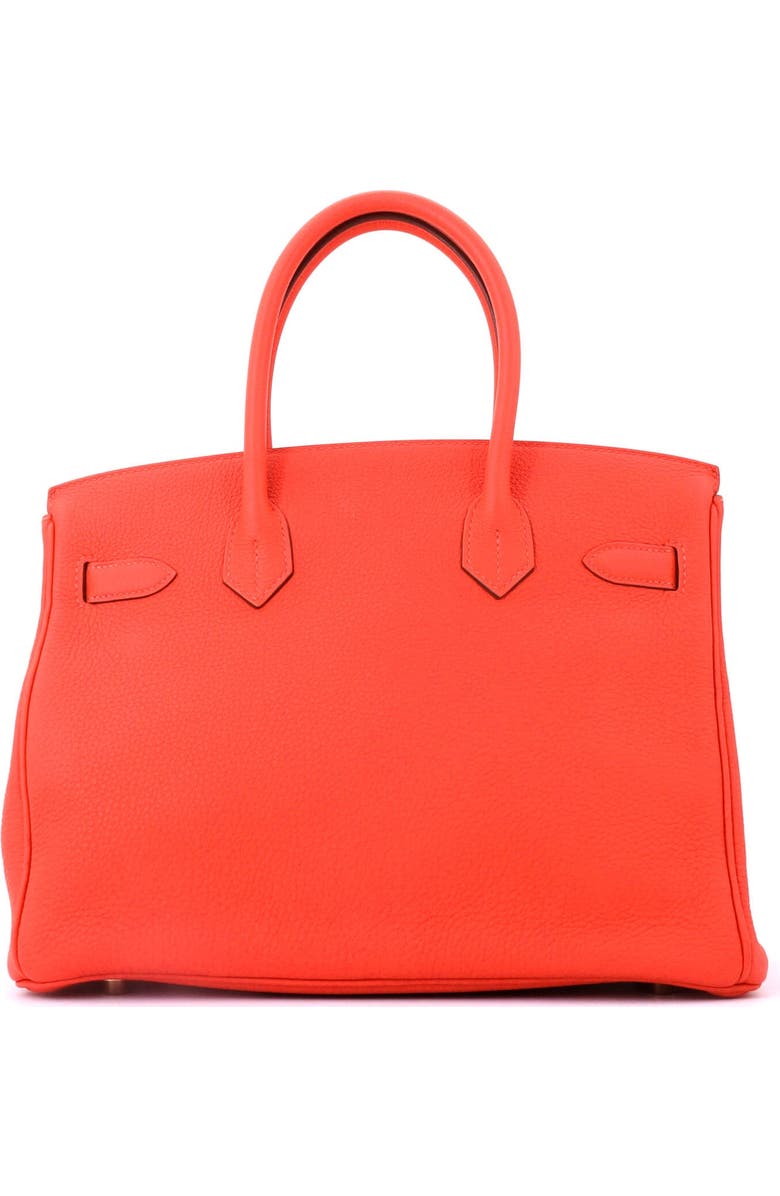 Pre-Owned Hermes Birkin Handbag Orange Togo with Gold Hardware 30, Alternate, color, Capucine