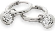 Monica Vinader Diamond Essential Huggie Earrings