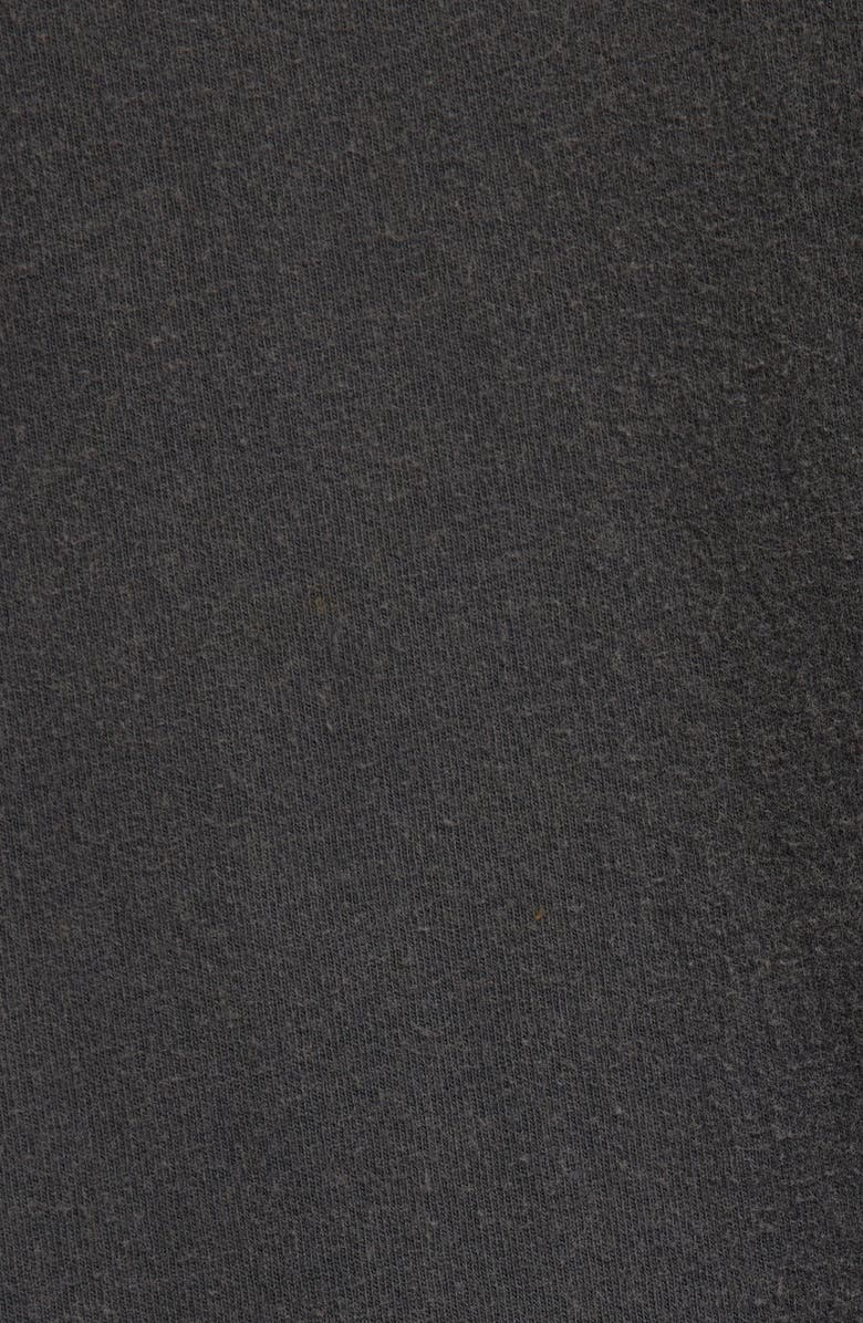 Golden Goose Distressed Logo Graphic T-Shirt Dress, Alternate, color, Anthracite