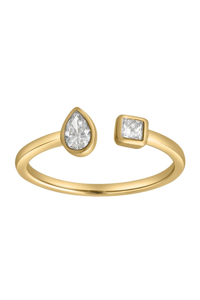 Lyra 14K Gold Lab Grown Diamond Open Ring - 0.34 Ct, Main, color, 14K Yellow Gold
