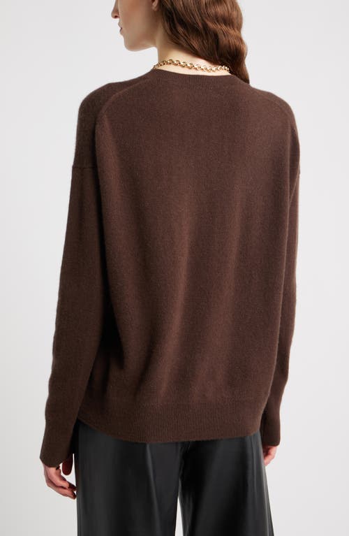Nordstrom V-neck Cashmere Sweater In Brown