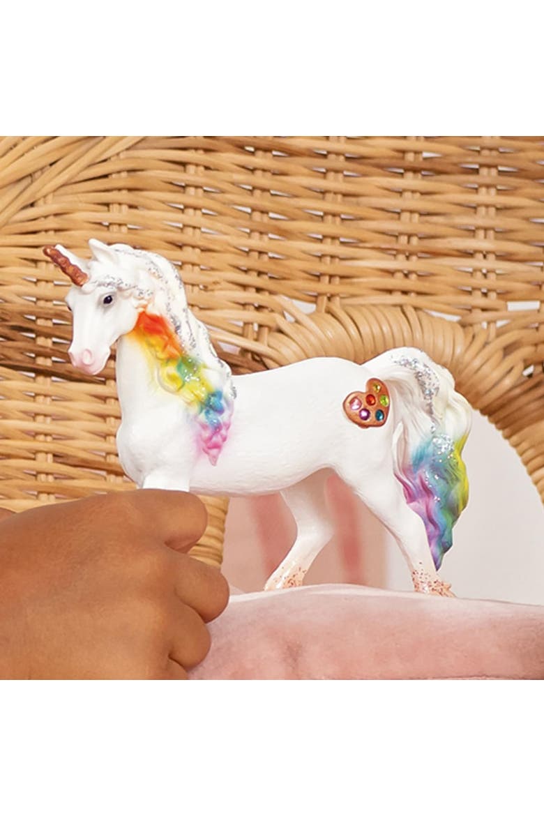 Bayala Rainbow Love Unicorn Mare, Collectible Figurine, Kids, Alternate, color, Multicolored