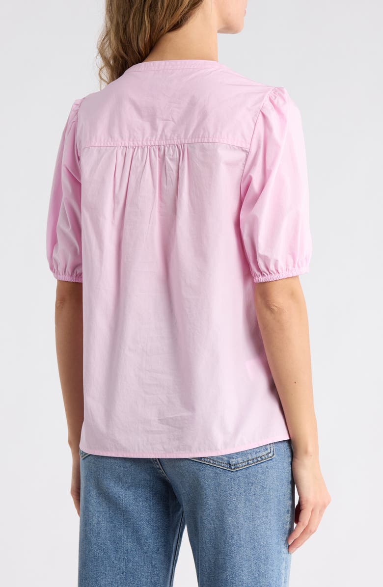 Tommy Bahama Oceana Puff Sleeve Top, Alternate, color, Cyber Light