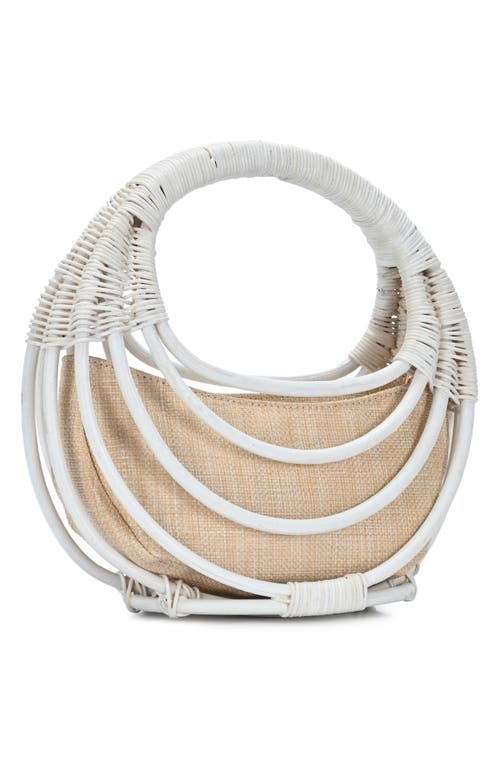 Antik Kraft Wicker Circle Handbag