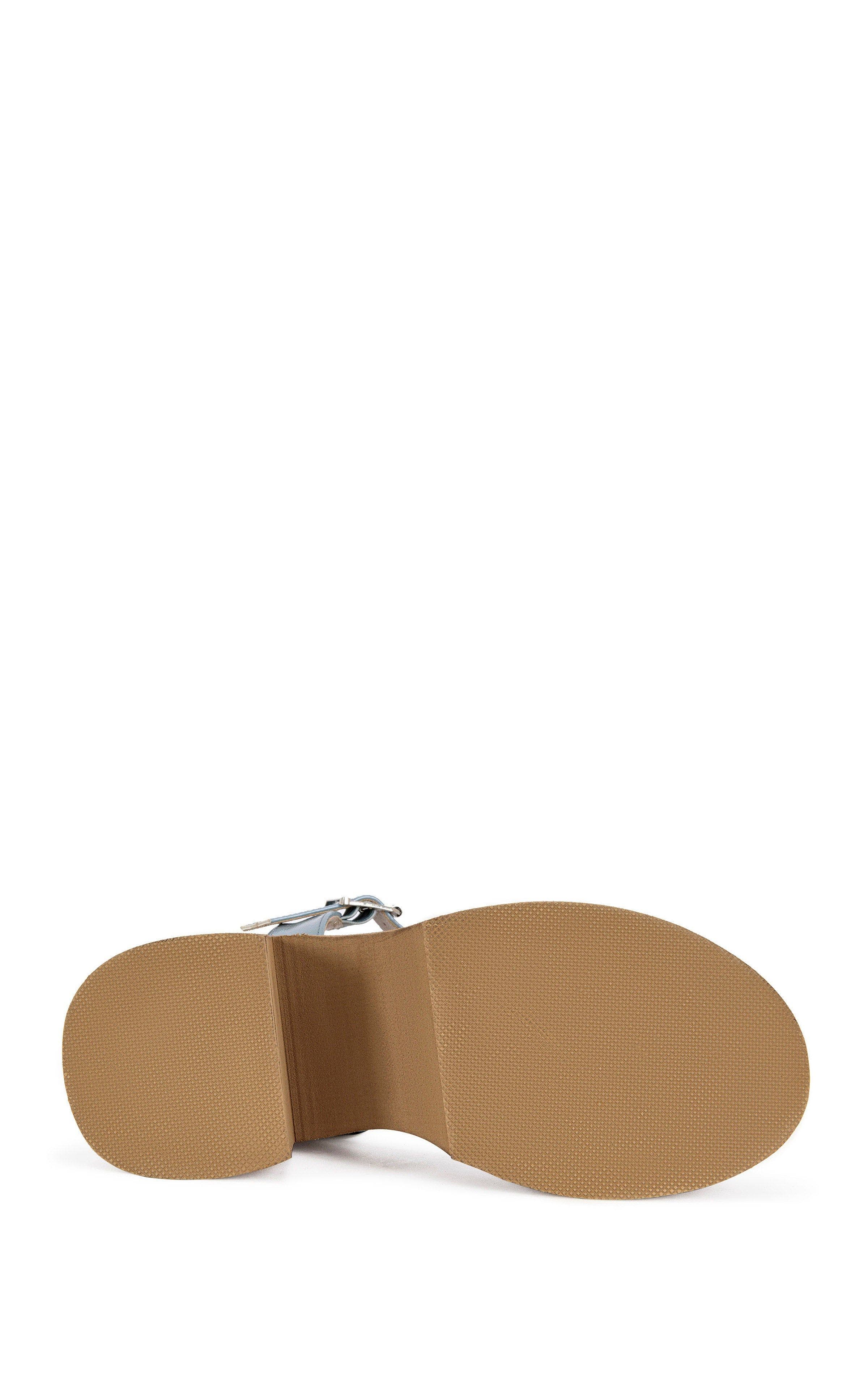 AZALEA WANG Elizabella Block Sandal, Alternate, color, Blue