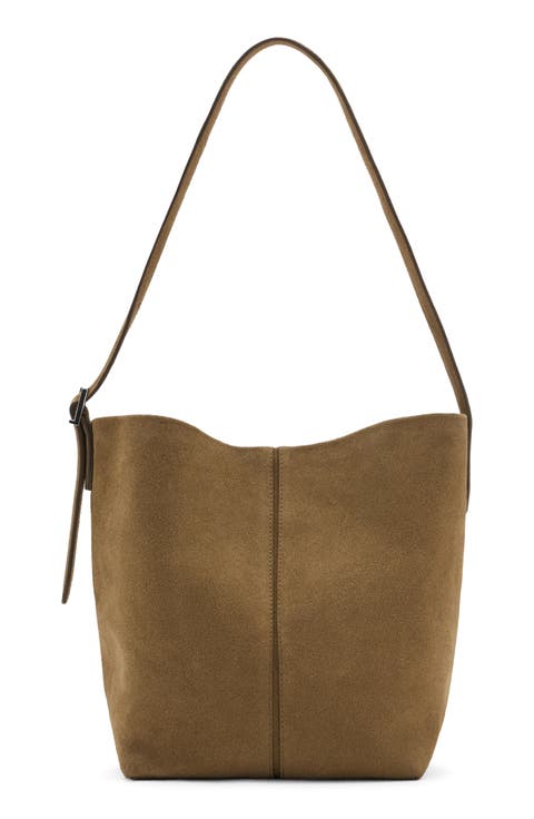 Leather Bucket Bag