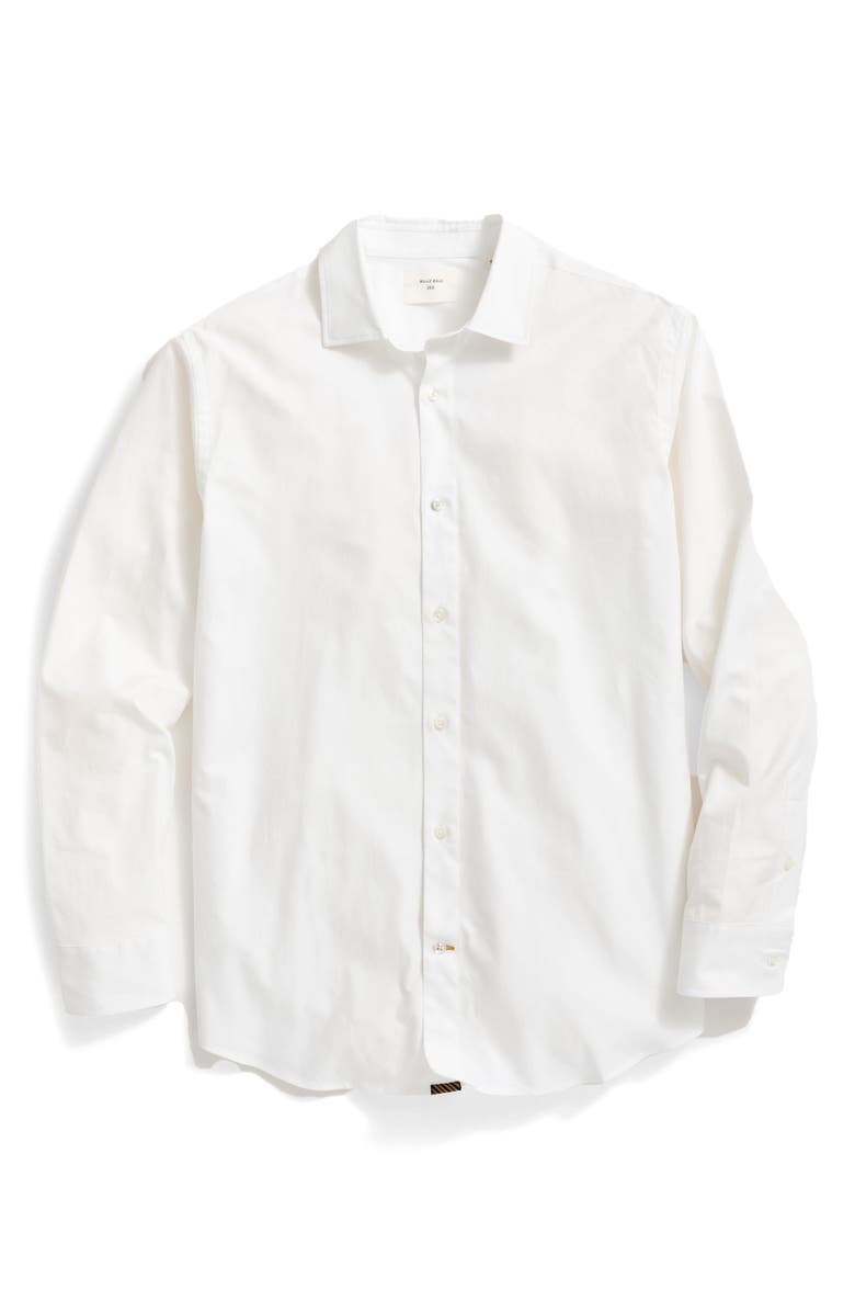 Billy Reid Hutcheson Oxford Dress Shirt, Main, color, White
