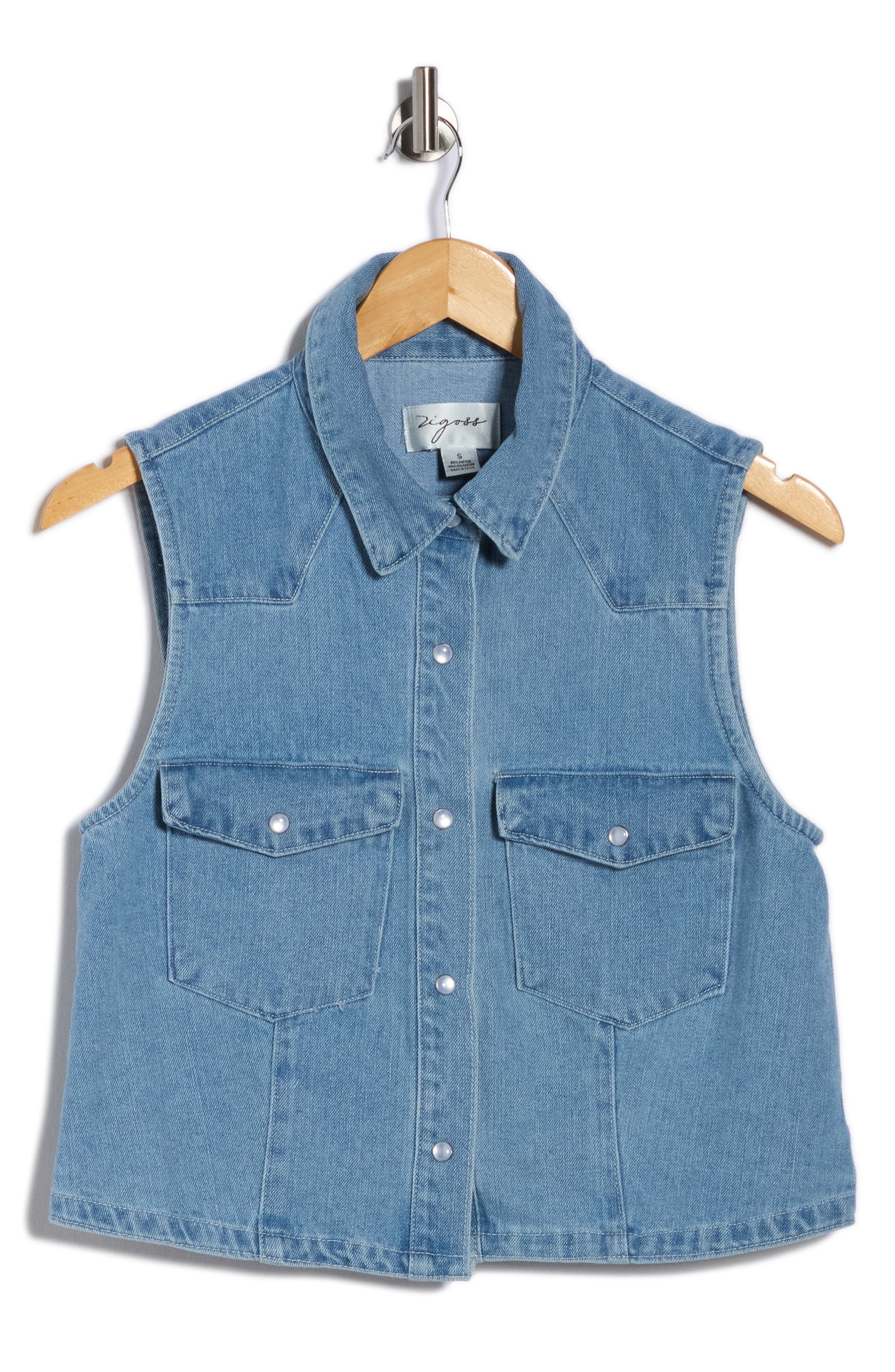 Vigoss Sleeveless Denim Shirt
