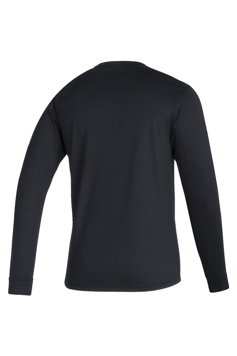 Men's adidas Black LAFC Vintage AEROREADY Long Sleeve T-Shirt, Alternate, color, Black