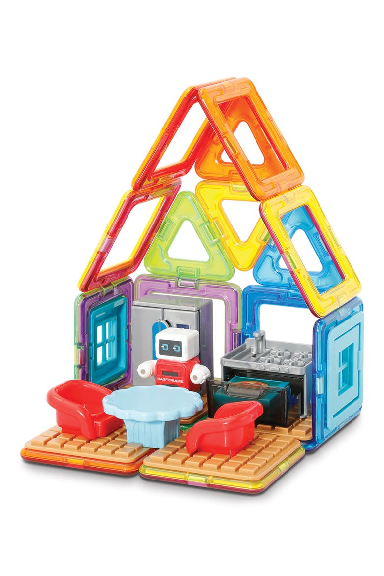 Minibot Kitchen 33-Piece Magnetic Construction Set, Alternate, color, MULTI