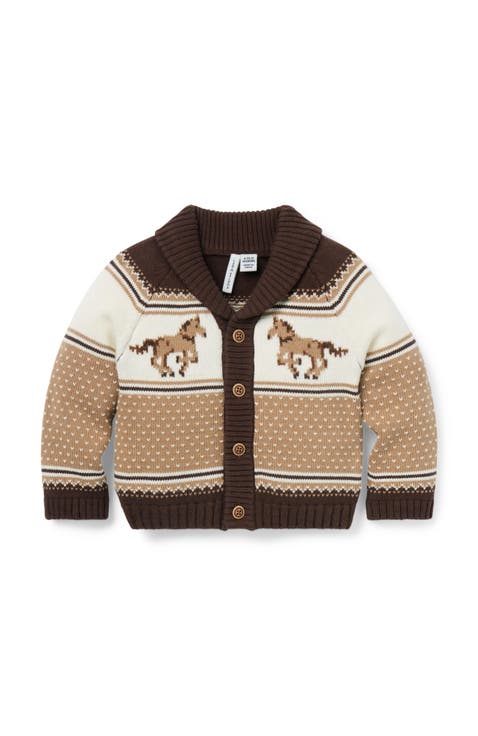The Little Equestrian Baby Cardigan (Infant)