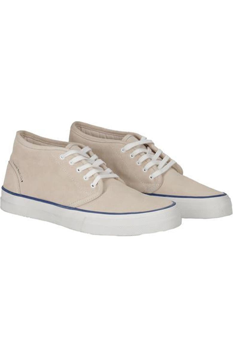 Fortela Redondomid Suede Sneakers by Mr. Fliks, Alternate, color, White Line Blu