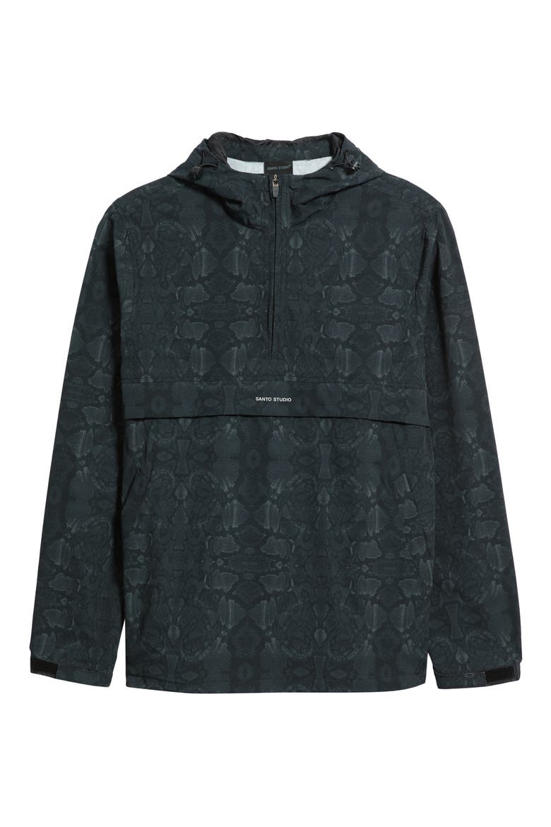 Ultra Snakeskin Half Zip Anorak, Alternate, color, SNAKESKIN