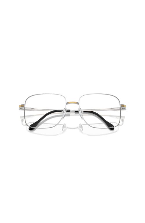 Sferoflex 55mm Square Optical Glasses In Metallic