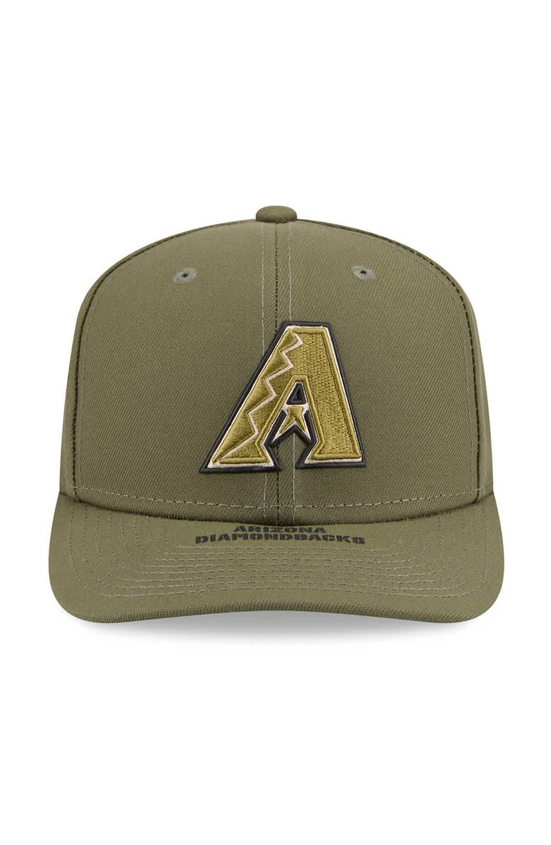 New Era Men's New Era  Olive Arizona Diamondbacks 2026 Armed Forces Day 9SEVENTY Adjustable Hat, Alternate, color, Olive